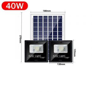 Projecteur LED Exterieur Solaire avec Telecommande