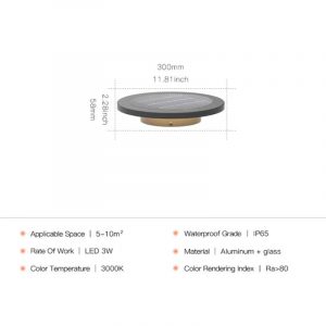 Éclairage de jardin solaire design