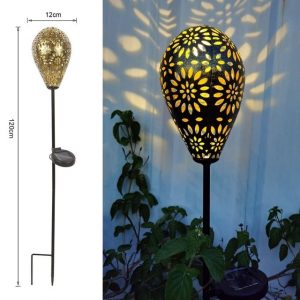 lampe boule jardin solaire