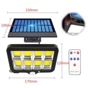 projecteur exterieur avec detecteur de mouvement solaire COB